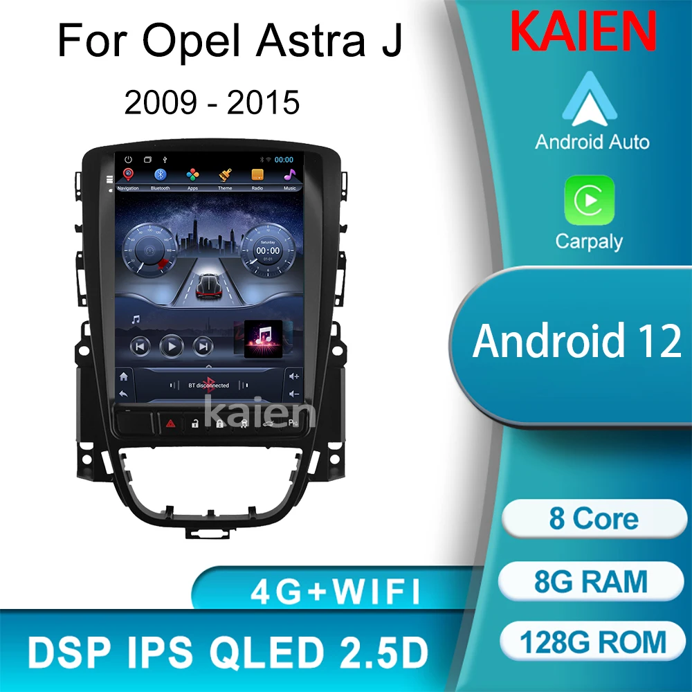 

Автомагнитола KAIEN для Opel Astra J, Vauxhall, Buick Verano 2009-2015, Android, GPS-навигация, автомобильное радио, мультимедийный видеоплеер, стерео, Wi-Fi