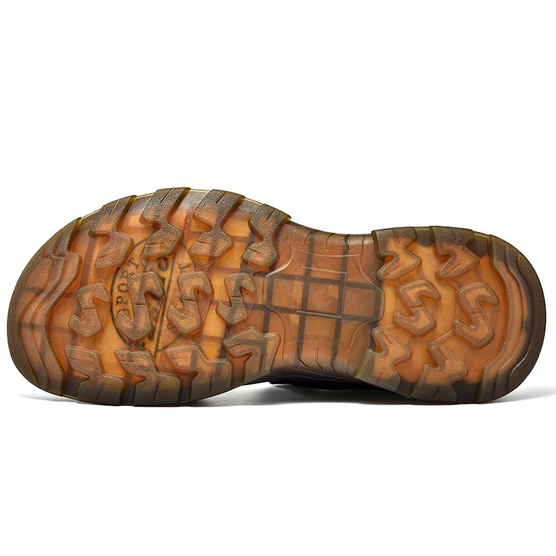 Outdoor Summer Genuine Leather Sandals Men Shoes Comfortable Sandal Male Sandalias Hiking Chaussure High Quality Shoes Men men leather sandals