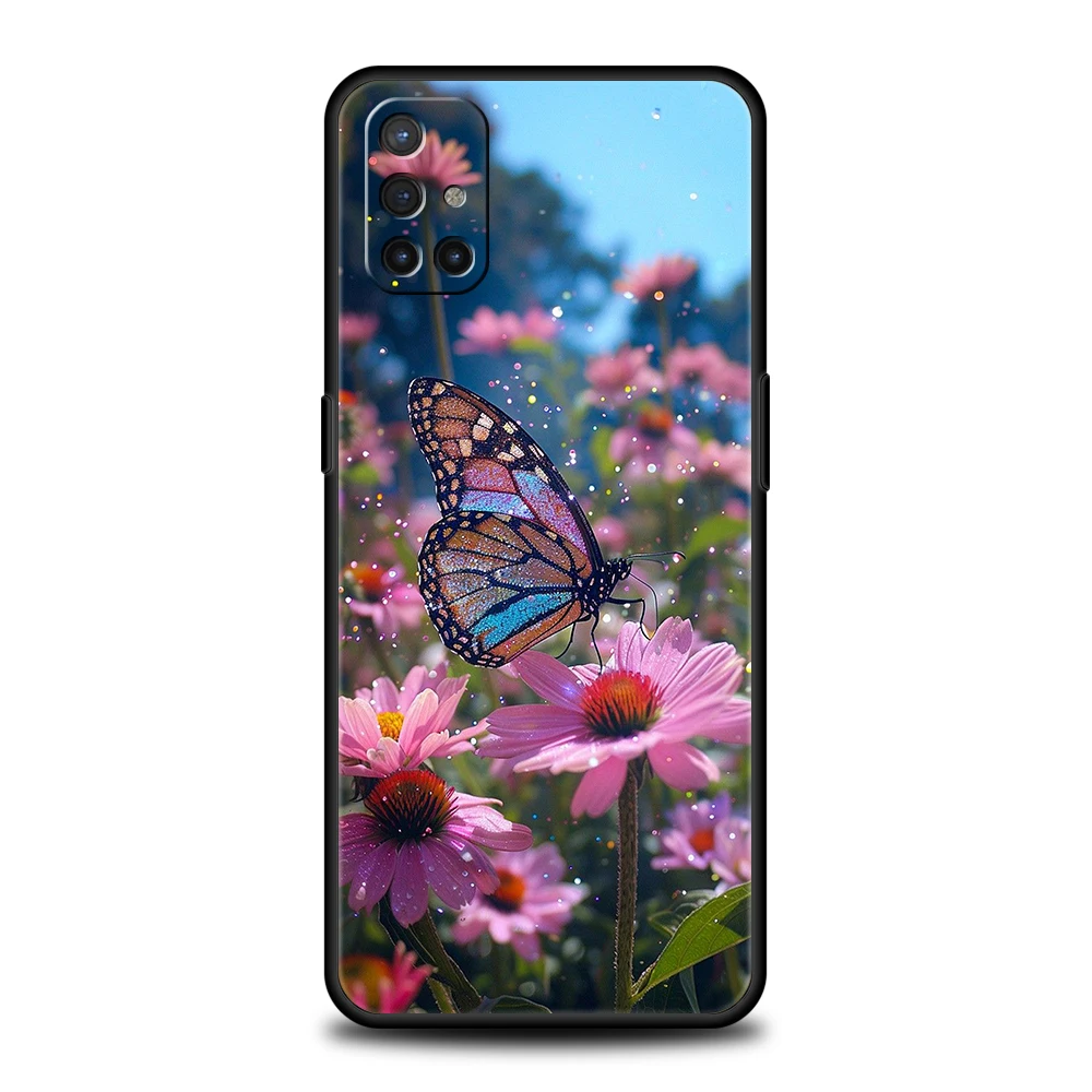 Floral and Butterfly Design Phone Case Cover