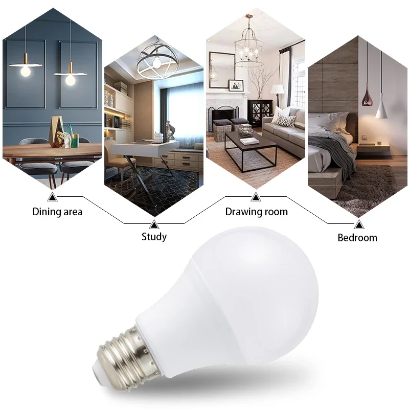 Lampada LED 전구 램프, E27 E14, 3W, 6W, 9W, 12W, 15W, 18W, 20W, 24W, AC 220V, 230V, 240V, 봄빌라 스포트라이트, 콜드 웜 화이트