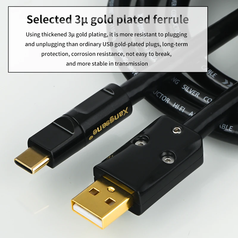 Xangsane 4n  typec ̺ usbc otg usb b ̺ ͼ ǻ ޴ ȭ dac ̺ usb  ̺