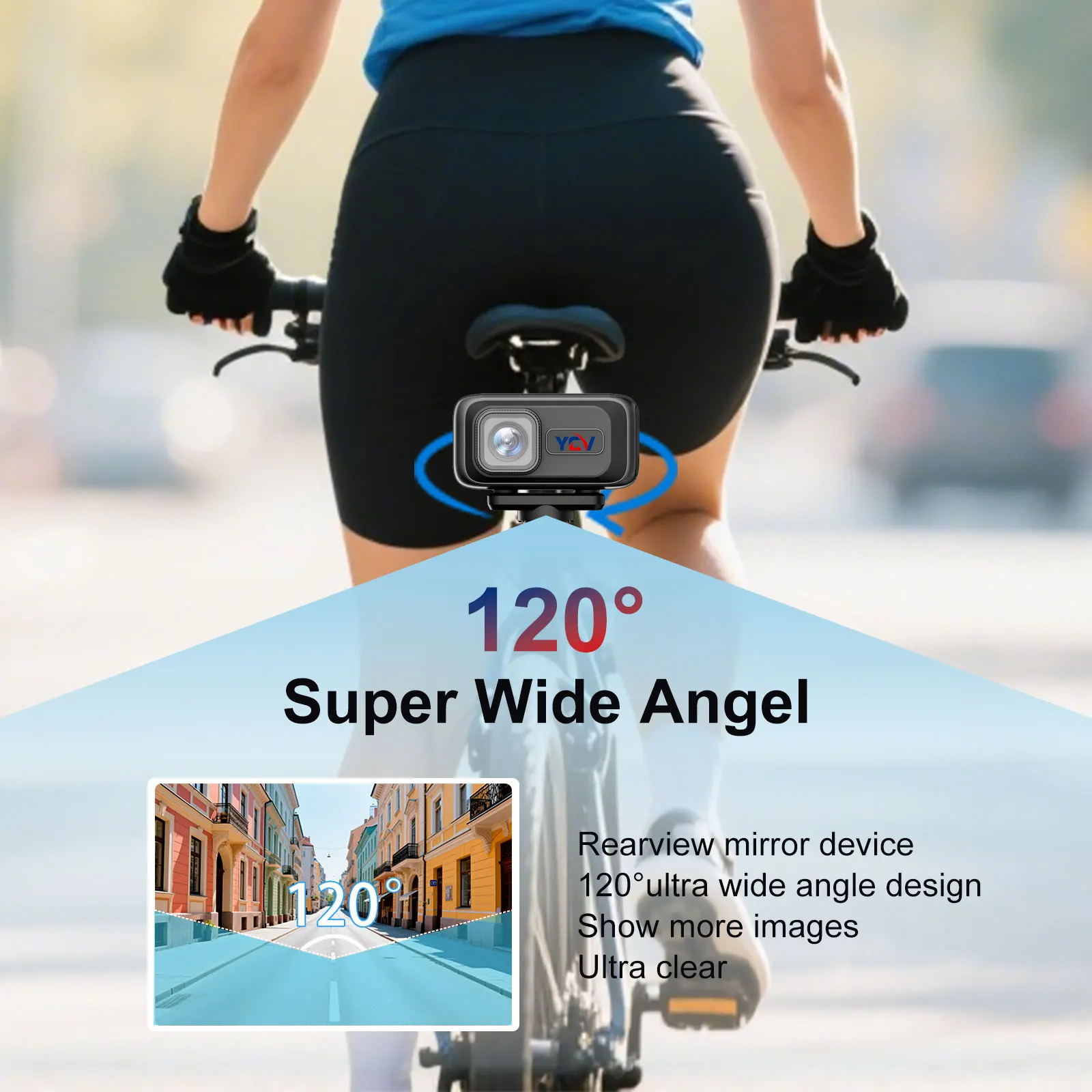 Caméra Moto 2K 64G Étanche IP65 Enregistrement Cycle DVR