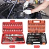 46Pcs 53Pcs Torx Bit Socket Set 1/4Inch Drive Socket Ratchet Torque Socket Wrench Repair Removal Garage Tools Car Accessories 1