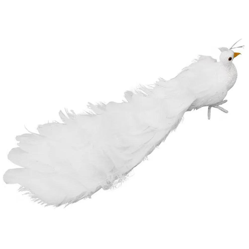 

Peacock Ornament Adorable Decoration Home Indoor Foam Recognition Model DIY