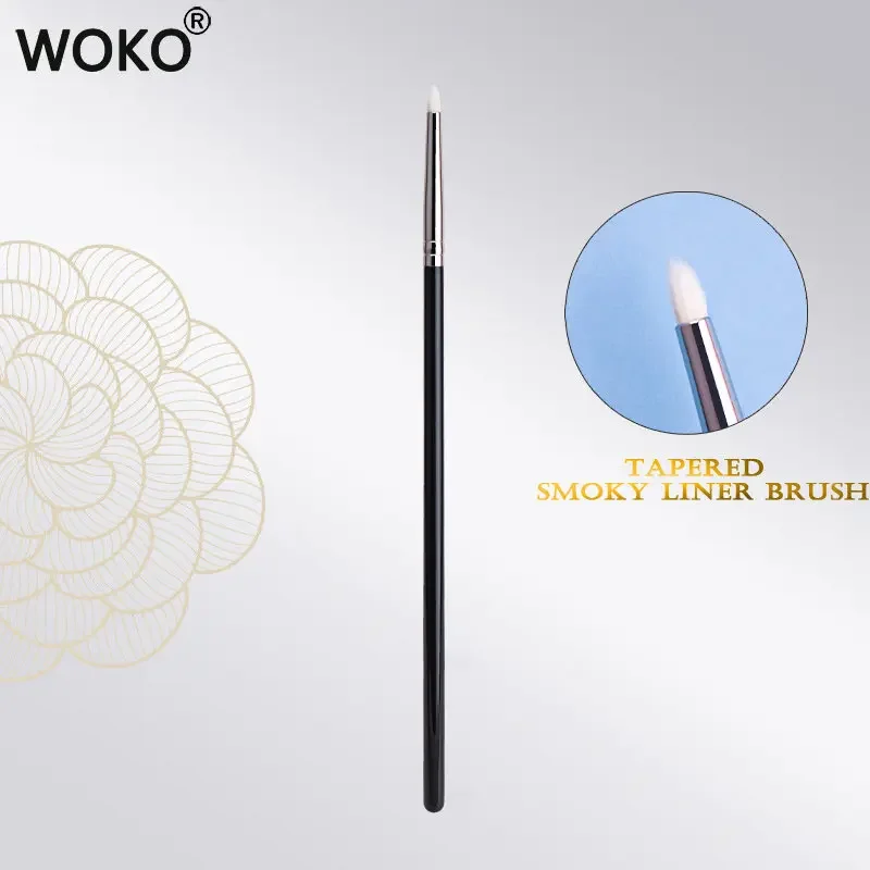 Tapered Detail Eyeshadow Brush Natural Goat Hair Pointed Crease Brush Precise Eye Shadow Smudge Smoky Liner Makeup Brushes 2