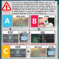Écran autoradio Android 15 pour BMW E60 E61 E63 E64 E90 E91 Série 3/5 Carplay Android Auto Lecteur multimédia stéréo GPS 4G LTE 3