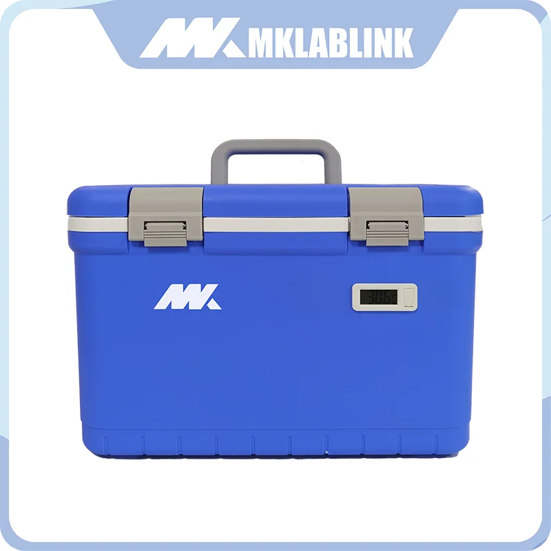 MKLABLINK Portable Refrigerator 12L 4 fixed ice packs Laboratory Medical cooler box