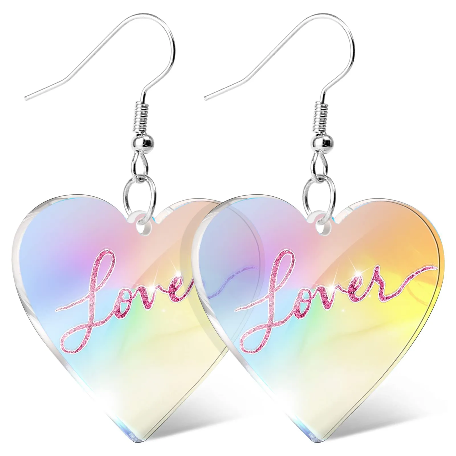 

Lover Taylor The Swift Acrylic Shinning Girl Earring Summer Jewelry For Fans Festival Friends Gift