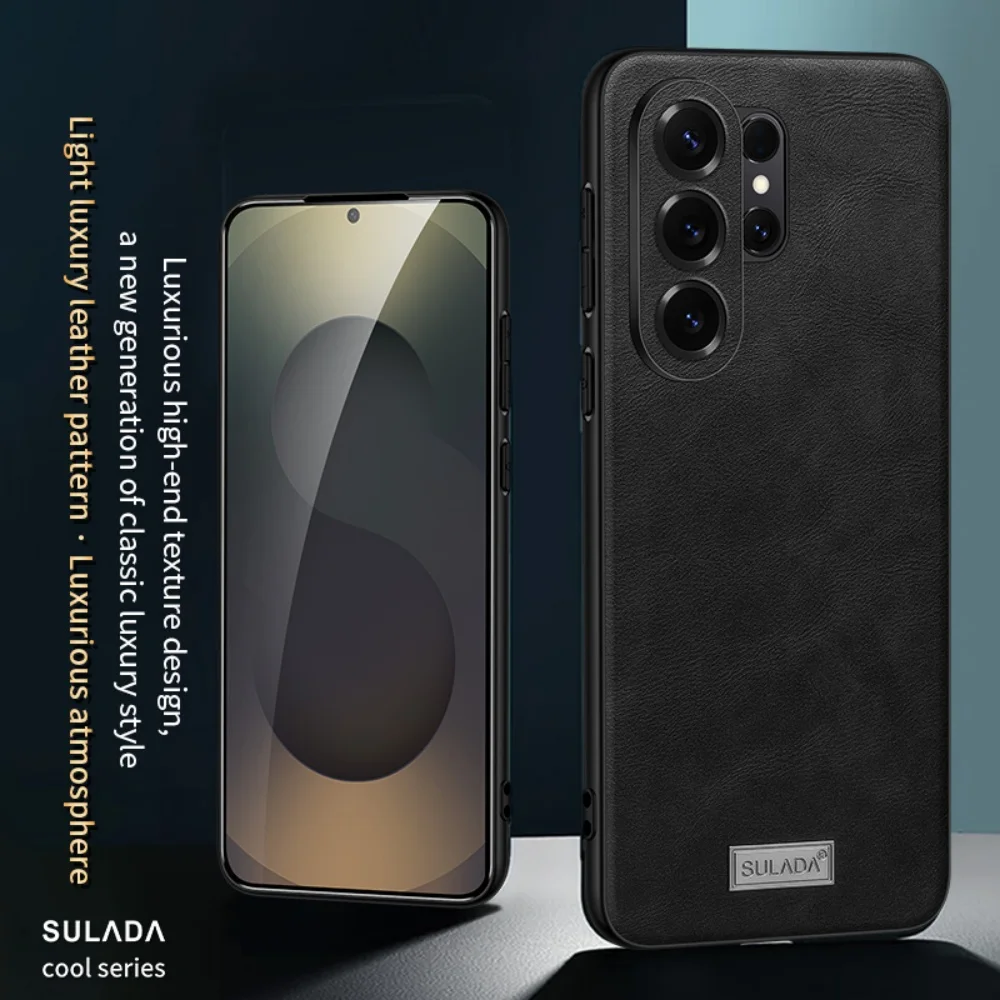 Premium PU Leather Phone Case – Business Soft Protective Coque Cover