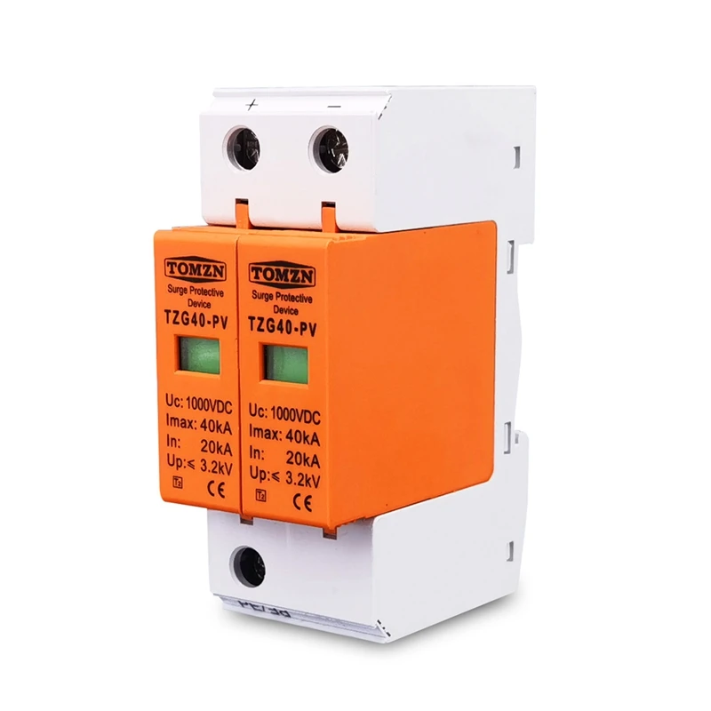 Tomzn Spd Dc 1000V 20Ka-40Ka Protezione Contro Le Sovratensioni Per La Casa Dispositivo Di Protezione Contro Le Sovratensioni Dispositivo Di Protezion