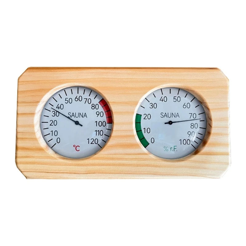 

Accurate 2 in 1 Sauna Temperature & Humidity Gauge Temperature & Humidity Measurement Monitors Indoor Conditions Durable R9UF