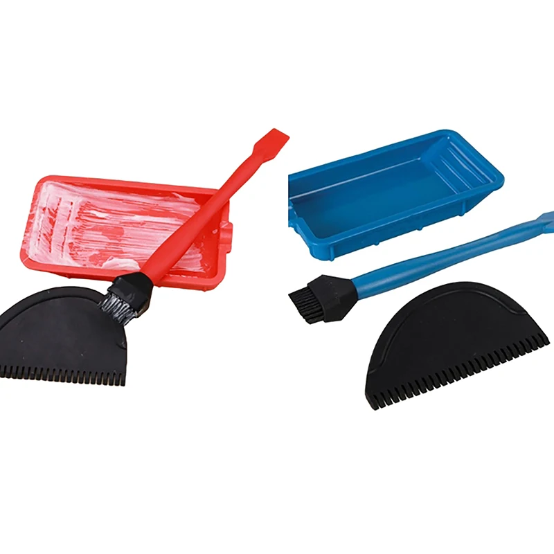 New Silicone Glue Kit Silicone Brushes Woodworking Glue Spreader Applicator Sets 5