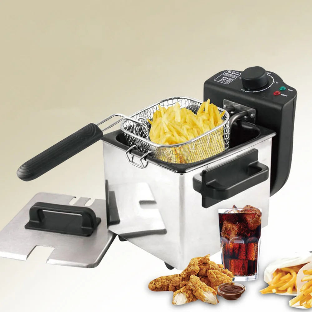 Fryer Fryer French Fries Machine Small Oil Pan Commercially Opened Electric