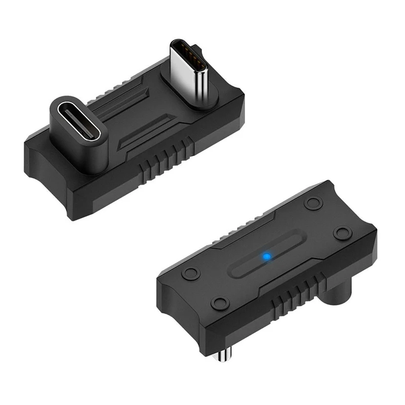 아수스 ROG 앨리 USB C타입 컨버터, U자형 암-수 OTG 어댑터, PD 급속 충전 콘솔 액세서리, 13.5mm, 20Gbps