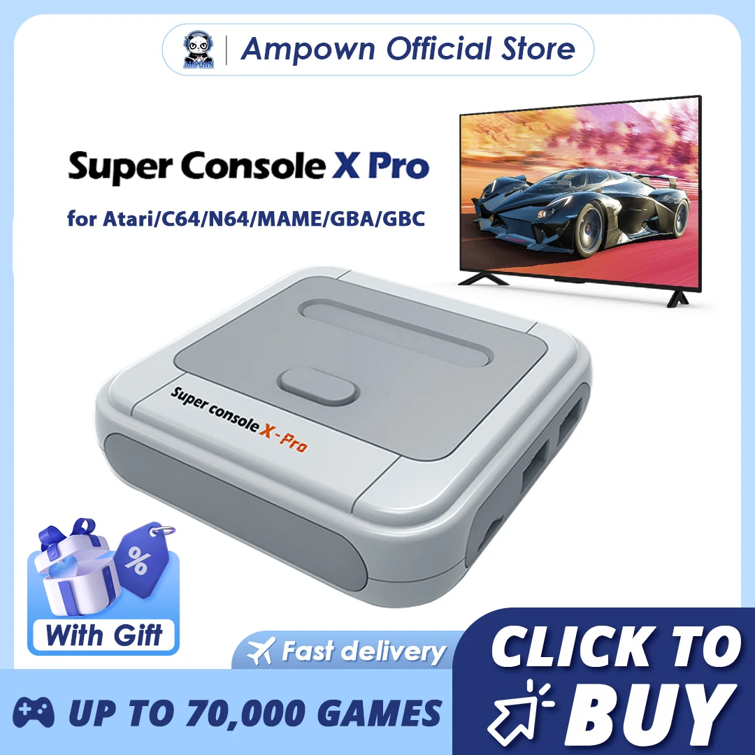 AmplificadorConsoledevideogameSuperXProembutido70000jogosTV