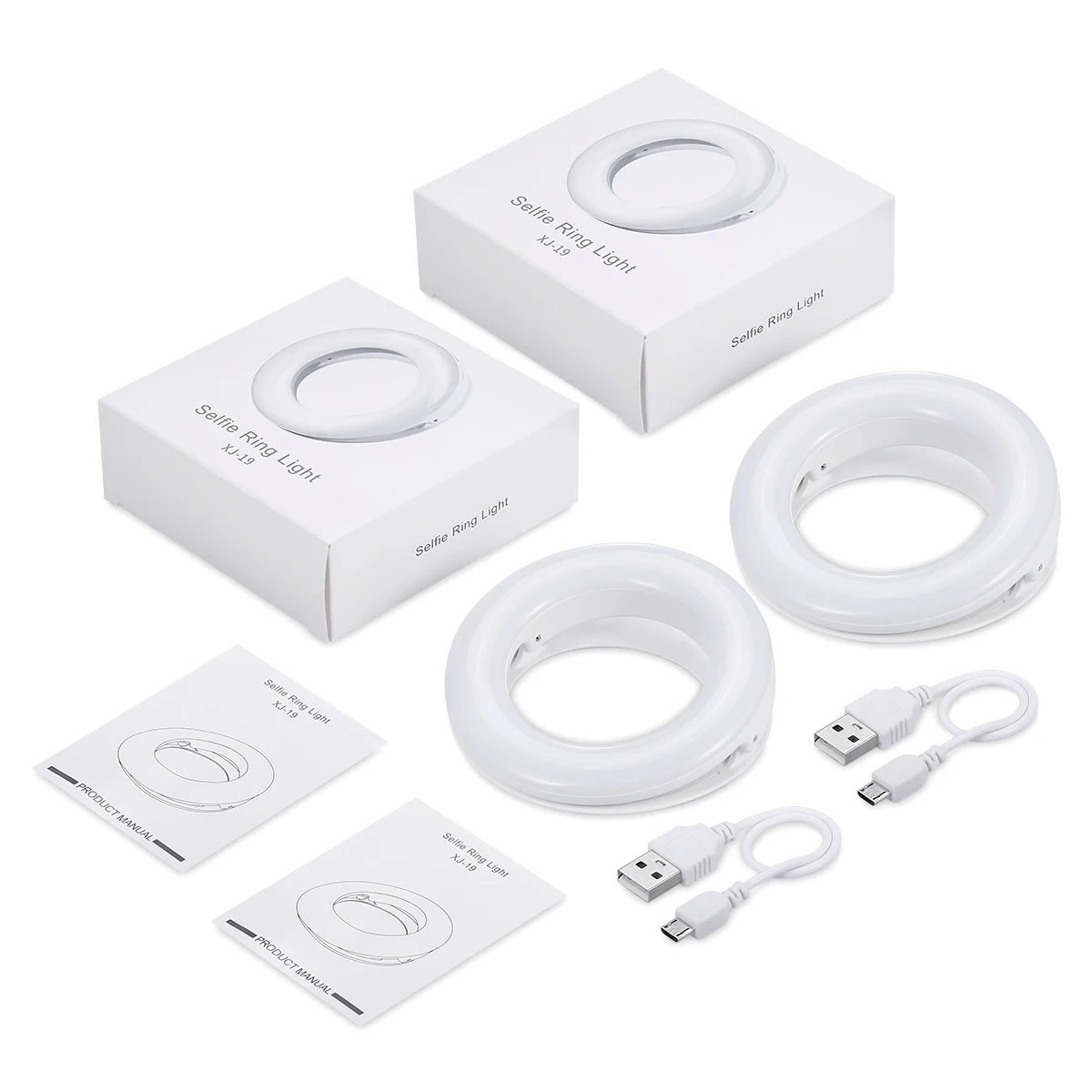 2pcs white