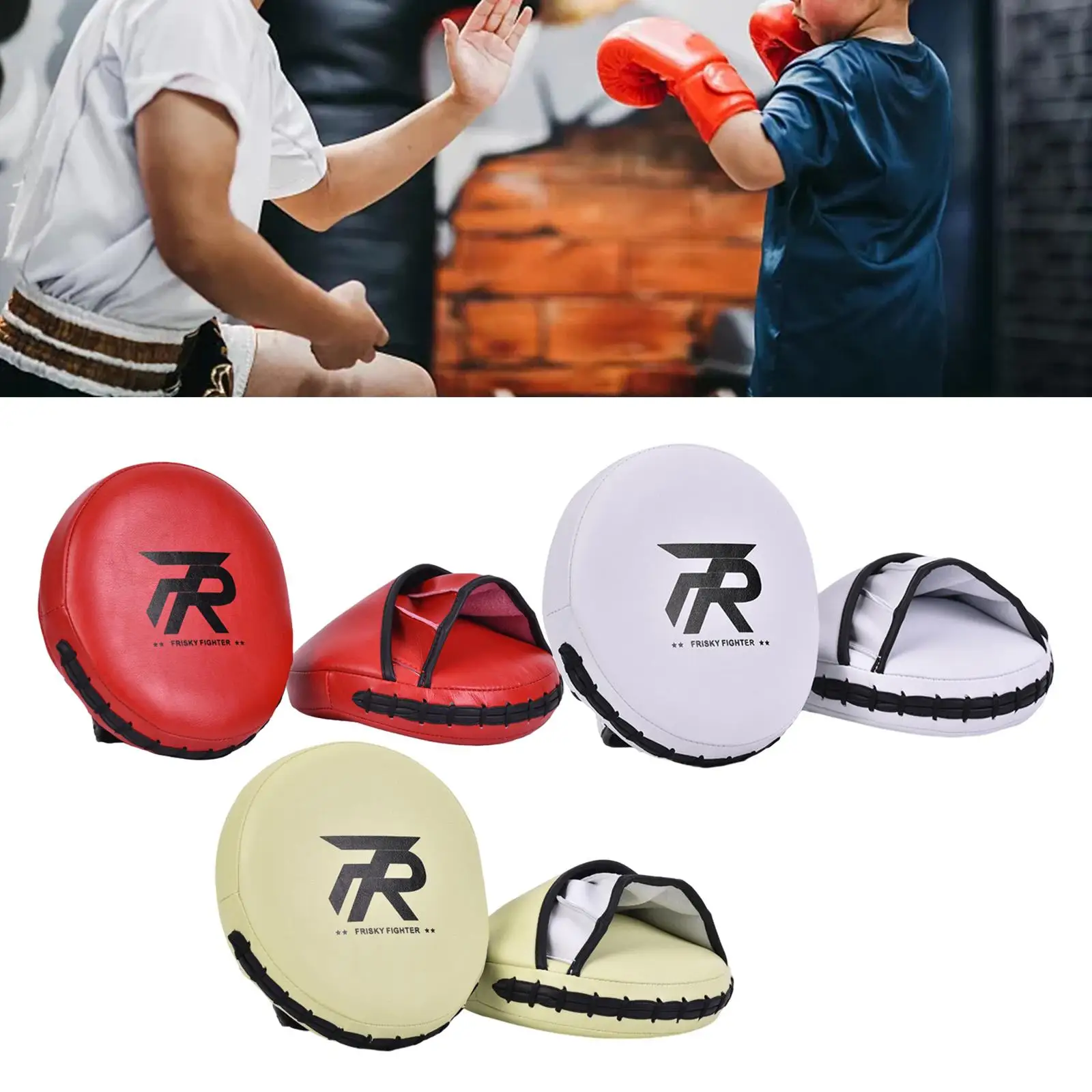 Curved Punching Mitts for Men Focus Mitts for Muay Thai Taekwondo MMA