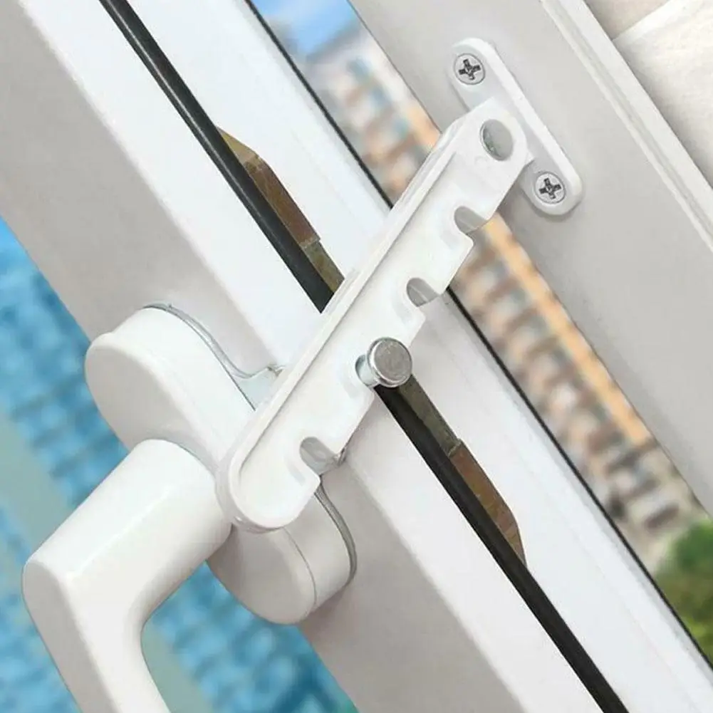 Adjustable Window Stopper Lock Limiter Latch Wind Brace Stay Position Casement Window Sash Blocking window stopper window lock