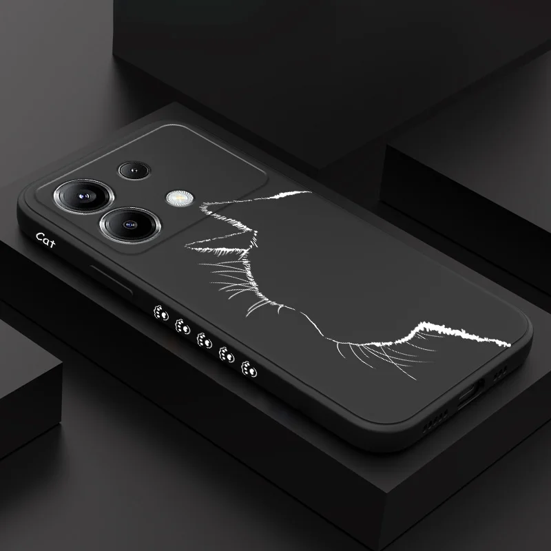 Adorable Feline Silicone Phone Case Cover