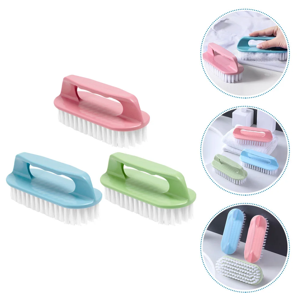 

3 Pcs Shoe Brush Cleaning Brushes Multi-function Clothes Pp Shoes Dedusting for Household Student