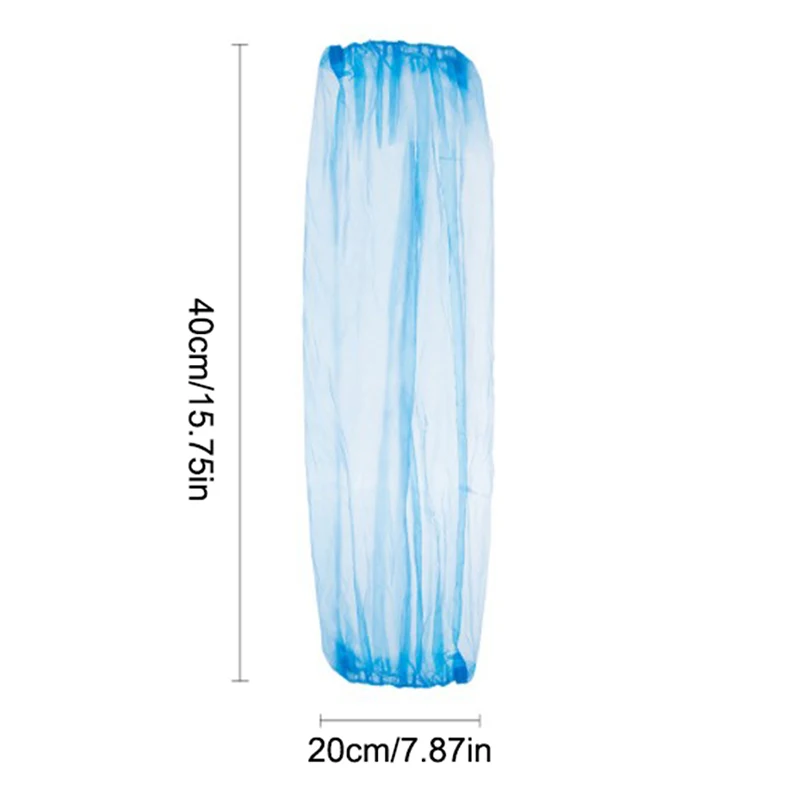 100 Pcs Disposable Waterproof Oversleeves Thickened PE Plastic Dust And Oil Resistant Protective Arm