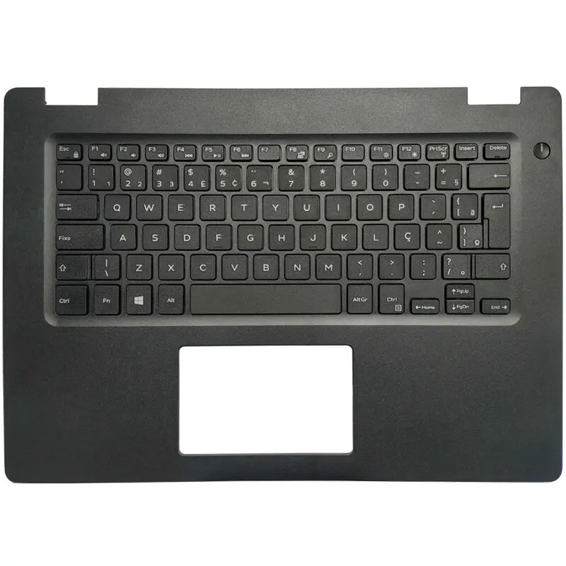 Brasil Eua Russo Espanhol Teclado para Dell Latitude 3490 E3490 com Palmrest Capa Superior Case Novo - Imagem 6