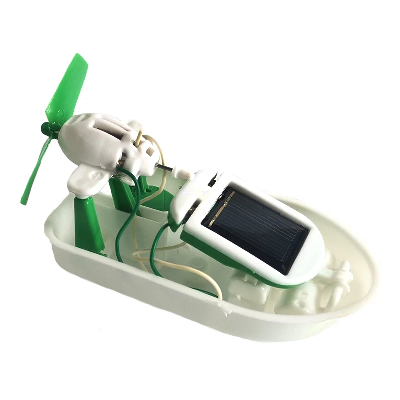 Children STEAM Toy Solar Toy Car Boat Fan Learning Education Machine Kids Students New Cognition Energy Science
