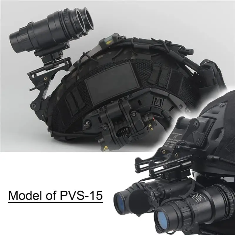 Telescope Binoculars Shooting Goggles Airsoft Helmet Set Tactical Headphones Goggles Dual-pass Telescope