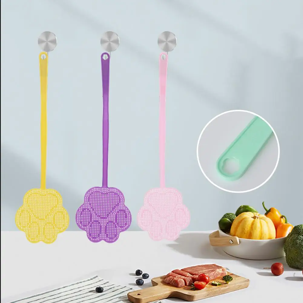2Pcs Mosquito Swatter Cute Lightweight Multipurpose Hollow Design Creative Matamoscas Fly Swatter for Summer