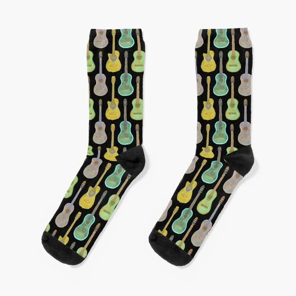 

Guitar Painting Socks Running Non-slip Girl'S Socks Men's