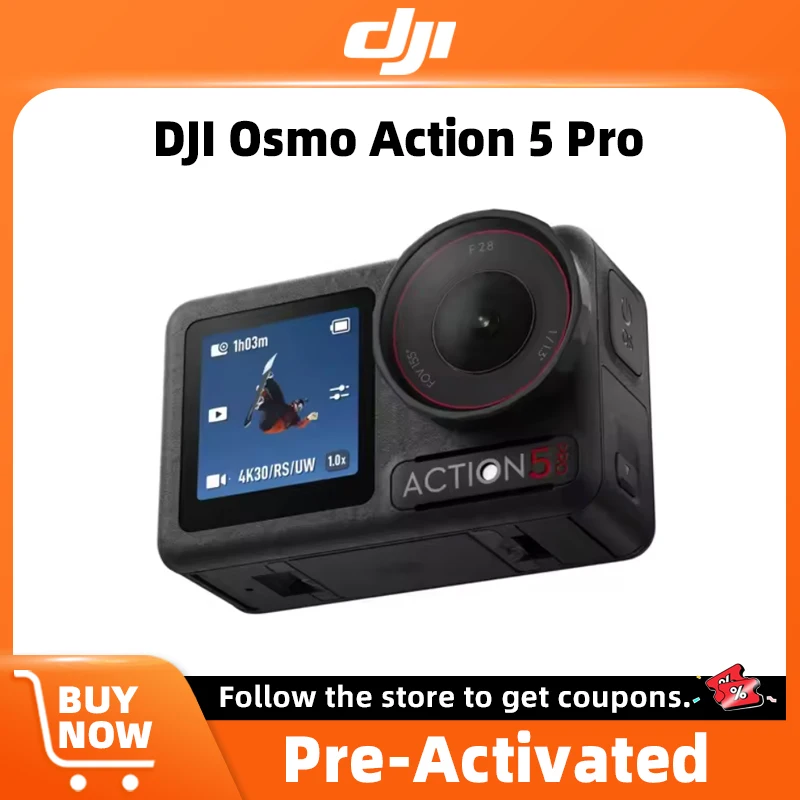 DJI Osmo Action 5 Pro Caméra Action 4K - Lot Adventure Combo
