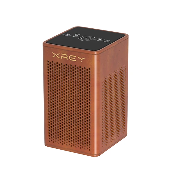 

High Quality Air HEPA Filter H13 Activated Carbon Home Wooden Air Purifier for Smoke