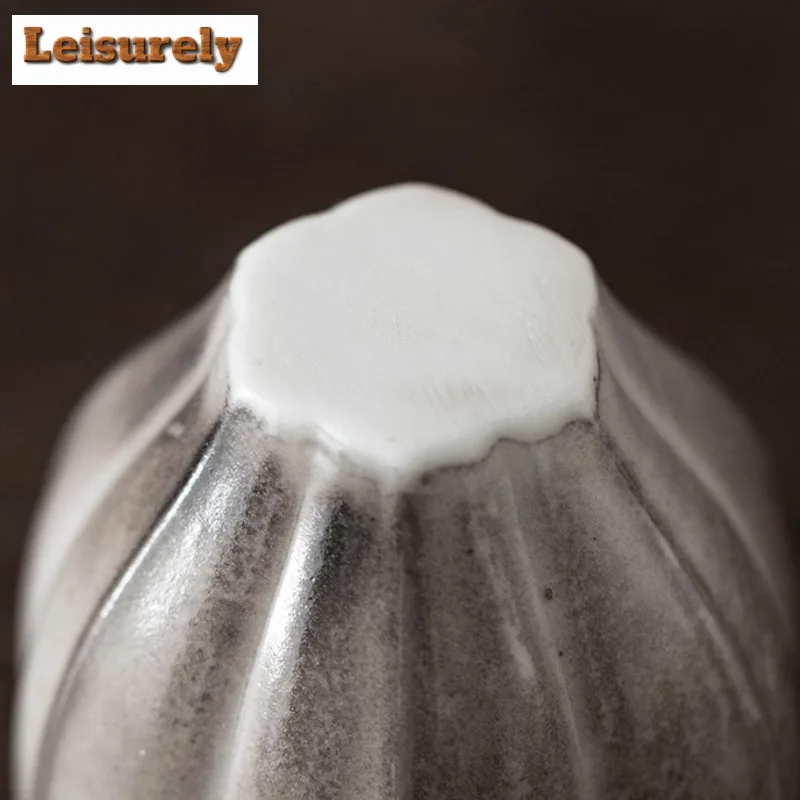 90ML Ink Painting Zhiye Roasting Lotus Teacup Retro Tea Bowl Tea Pair Tea-tasting Fragrance Cup Chazhan Master Cups Tea Services