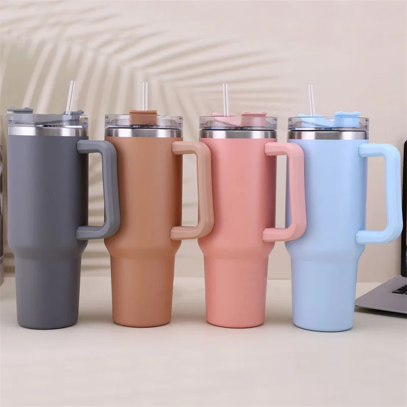 Voyager Travel Mug Tumbler with Clear Flip Lid & Straw - Coffee Cup Vacuum  Insulated Flask 18/8 Stainless Steel Hydro Water Bott - AliExpress