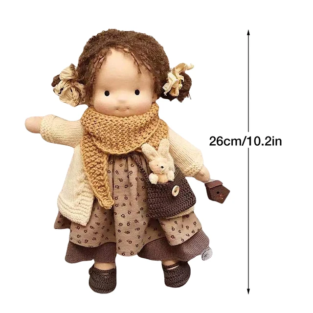 Waldorfs Doll For Girls Handmade Doll Waldorfs Doll Handmade Astoria Doll Figures Beautiful Cotton Plush Doll Girls Rag 6