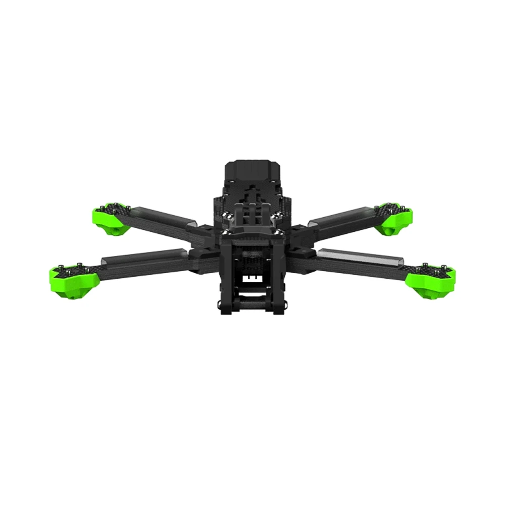 Kit Châssis iFlight Nazgul Evoque F5 V3 DC/X assemblé, prêt pour l'installation des moteurs et de la carte de vol.