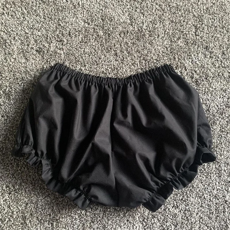 Lamuusaa Shorts y2k Women Clothes Casual Ruffle Trim/Plaid/Solid Color/Duck Print Elastic Waist Pajama Hot Pants 2000s Clothing