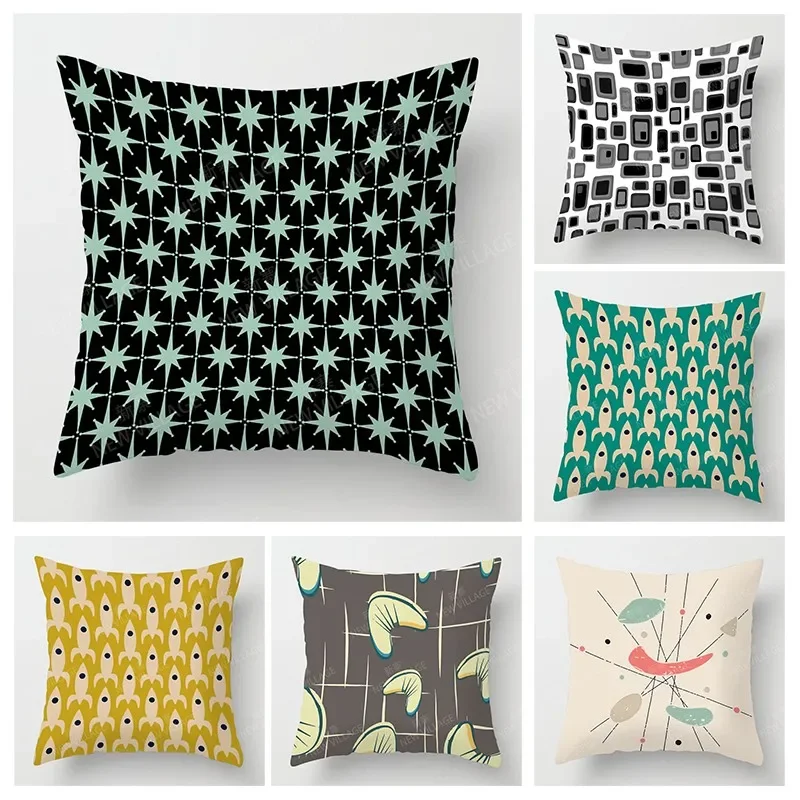 

Nordic fall home decor autumn throw pillow case sofa Cushion cover modern 45x45cm 45*45 50x50 60x60cm 40*40 40x40 geometry 60*60
