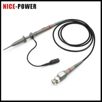 1PCS Oscilloscope Probe DC-100MHz Scope Clip Probe 100MHz P6100 300V Attenuator X1 X10 Wire Cable BNC Connector Diy Newest 1
