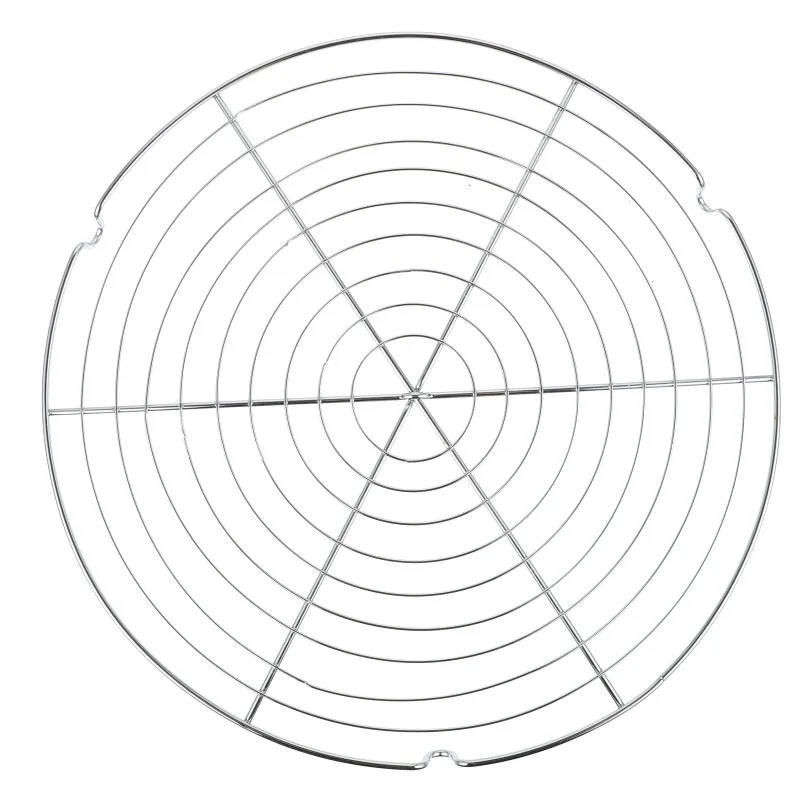 Стойка для охлаждения торта, круглая проволока для выпечки печенья, стойка для пароварки, подставка для подноса, паровая масляная пекарня, гриль из нержавеющей стали, сетка для кондитерских изделий