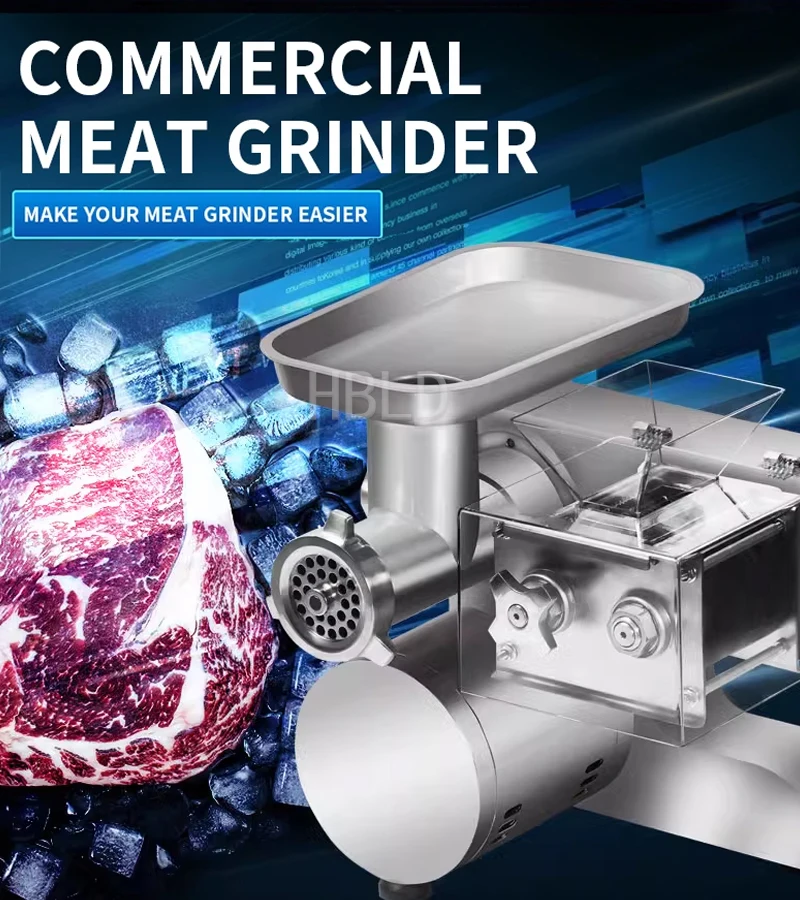 Description Picture 5 of item110V/220V Fully Automatic Meat Slicer, Electric Meat Grinder, Stainless Steel Vegetable Slicer