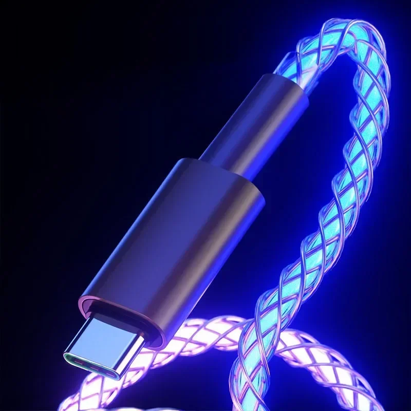 รูปสินค้า สายชาร์จ USB-C ชาร์จเร็ว 66W มีไฟ LED แสดงสถานะ