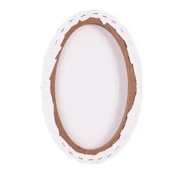 Forniture per pittura Tela a olio ovale vuota Tavolo da pittura in cotone di legno Tavolo da disegno addensato multi formato Artista