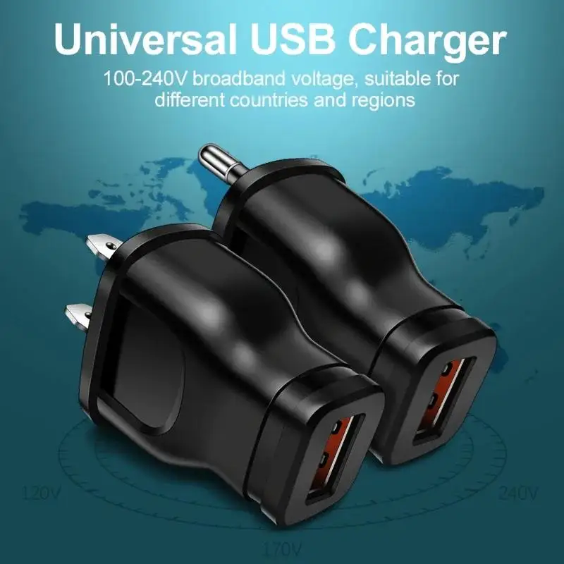 Mobile Phone Chargers 5V 1A USB Charger Mini Power Adapter Travel Wall Charger For iPhone 12 13 14 15 16 Samsung S20 Oneplus Pro