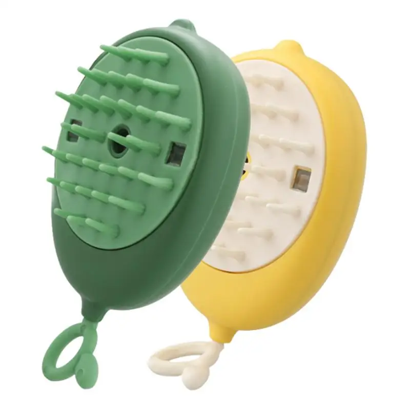 

Pet Steamy Brush Pet Cleaning Comb 4In1 Hair Grooming Brush With Blue Light Portable Dog Massage Comb Cat Electric Sprayer Brush