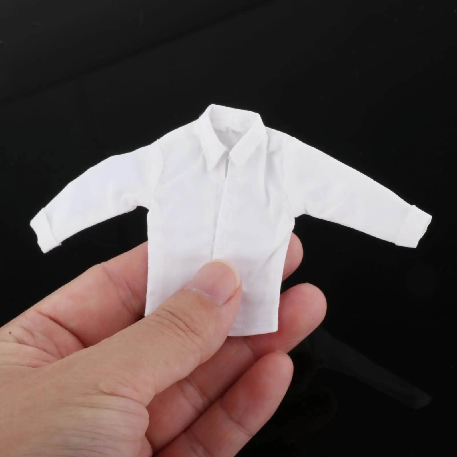 1/12 Scale Action Figures White Shirt Long Sleeve 6 inch Figure Clothes