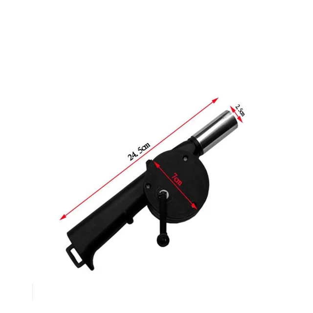 1Pc Új Bbq Ventilátor Kézi Forgattított Kültéri Piknik Kemping Grill Szerszám Ventilátor/Fúvó Barbecue Tűz - Image 6