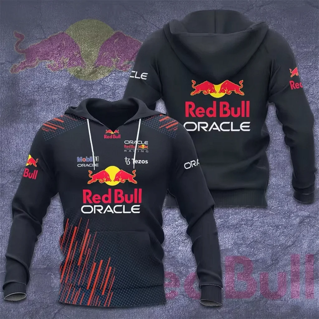Nouveau sweat à capuche de course impression 3D mode hommes à capuche en plein air Sports extrêmes à capuche Red Bull haut tout-terrain