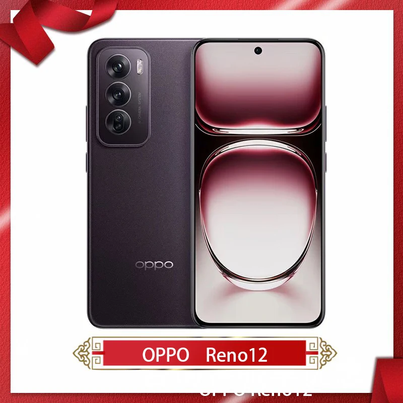 新しいOPPO Reno12 Reno 12 AI 5G携帯電話 MTK Dimensity8250 6.7