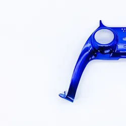 Customizable Decorative Trim Shell for PS5 Controller - Matte & Glossy Finish (Blue Glossy)